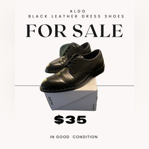 Also black dress shoes with gold stud’s